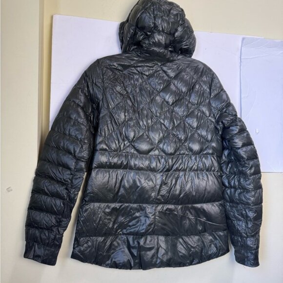 Lululemon FluffinAwesome Puffer Goose Down Hoodie Jacket Zip Hood Pocket Green 8 - Picture 4 of 16